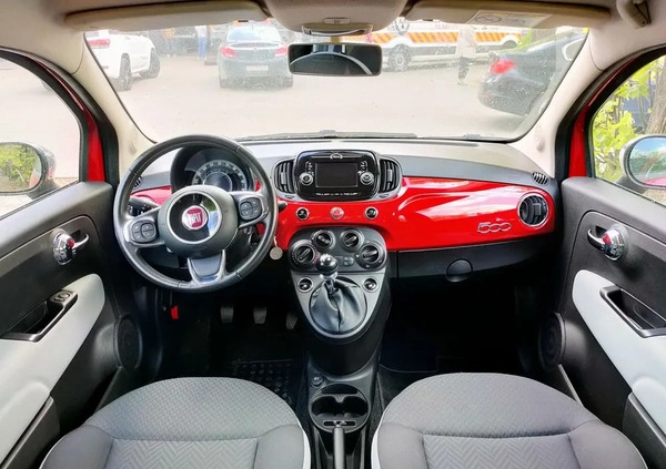 Fiat 500 cena 25800 przebieg: 29500, rok produkcji 2018 z Kraków małe 106